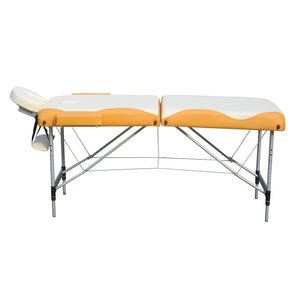 2 Fold Portable Aluminium Massage Table - Beauty Therapy Bed