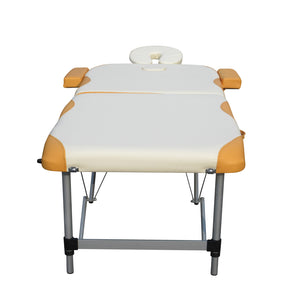 2 Fold Portable Aluminium Massage Table - Beauty Therapy Bed