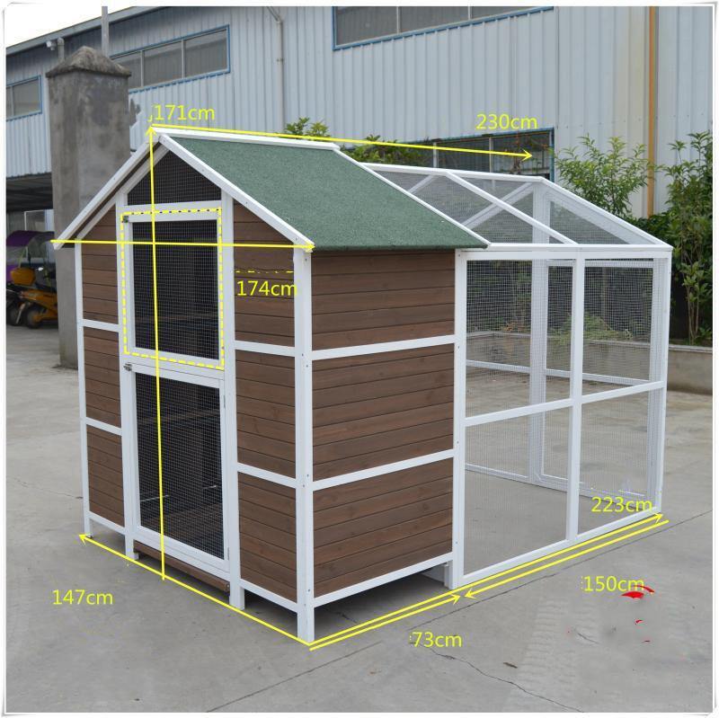 XXL Aviary Pigeon Bird Cage Wooden Outdoor House