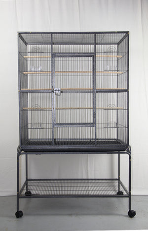 140cm Large Bird Cage | Parrot Budgie Aviary With Stand