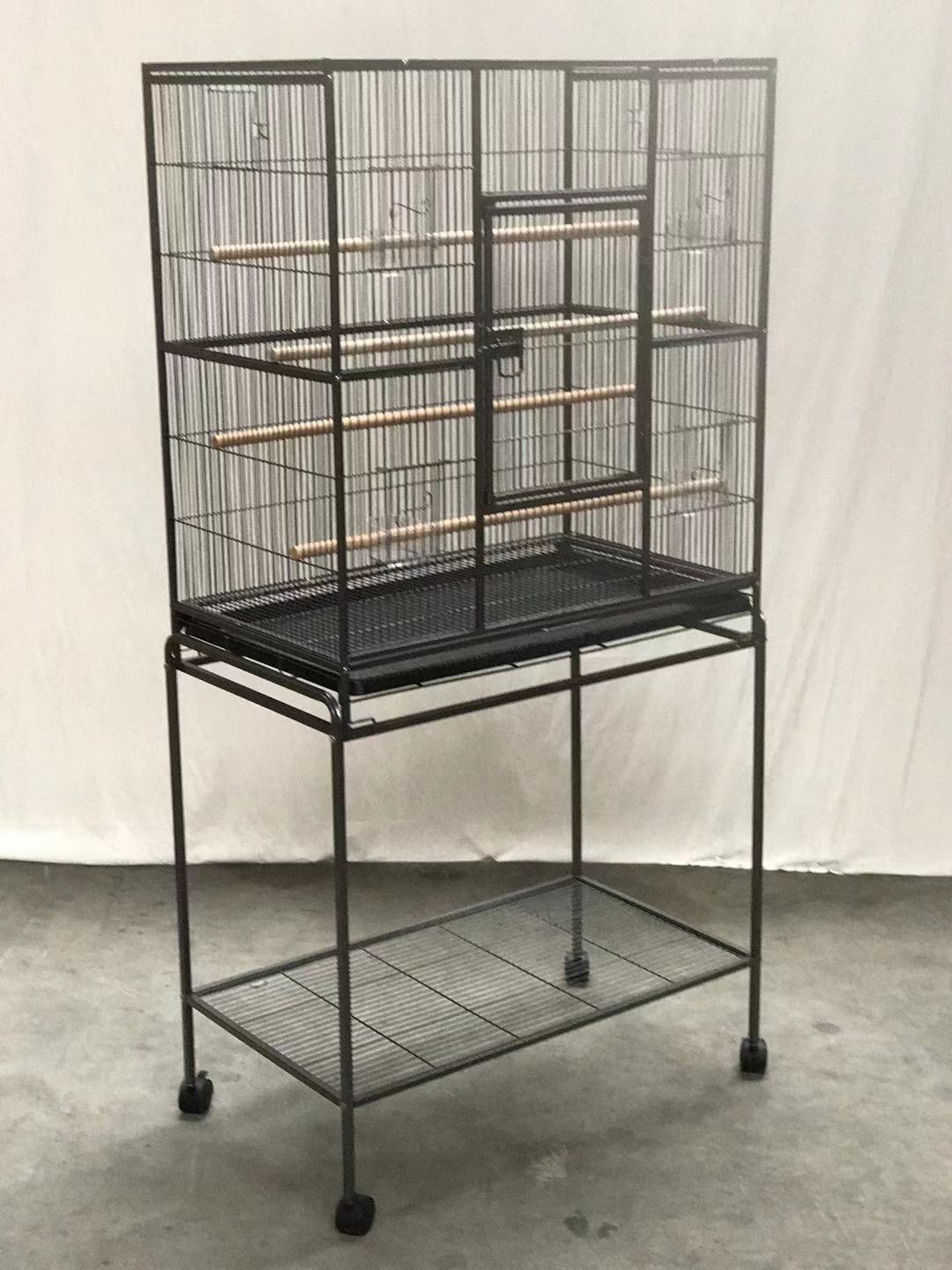161 cm Bird Cage Parrot Aviary Pet Stand-alone | Budgie Perch Castor Wheels