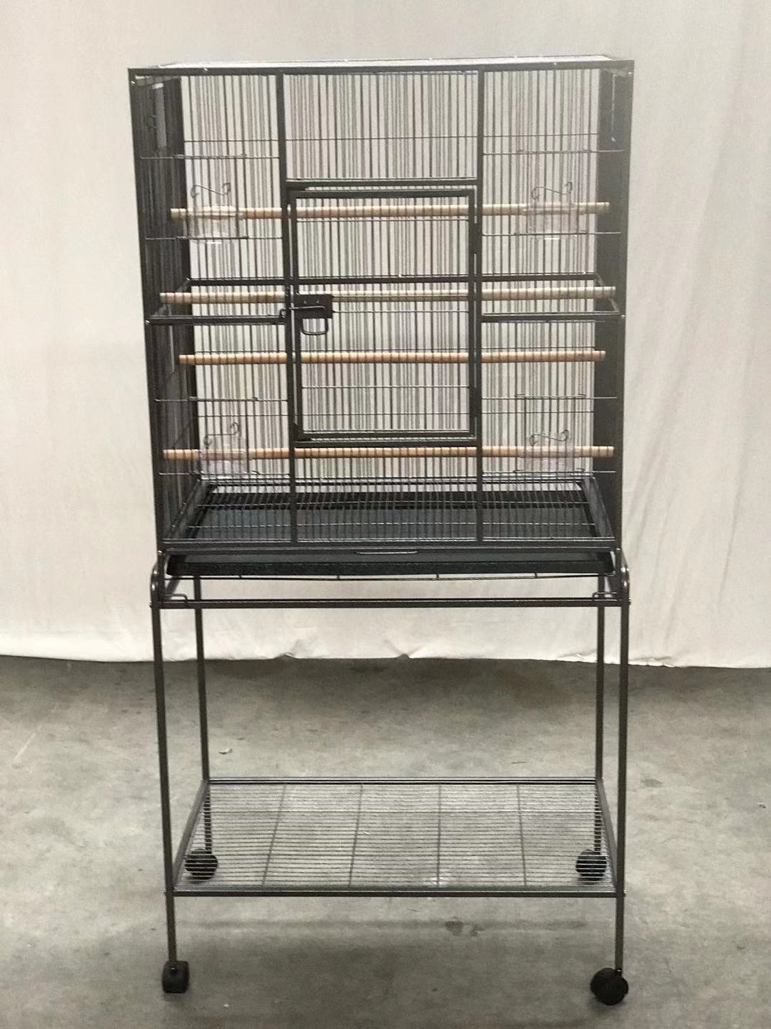 161 cm Bird Cage Parrot Aviary Pet Stand-alone | Budgie Perch Castor Wheels