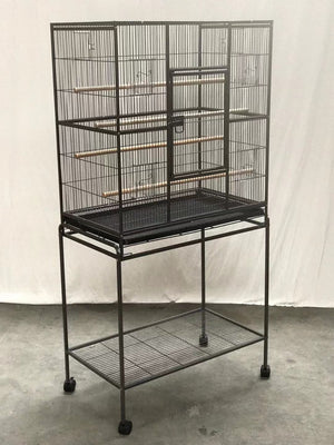 161 cm Bird Cage Parrot Aviary Pet Stand-alone | Budgie Perch Castor Wheels