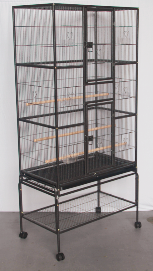 Bird Cage Small Bird Parrot Budgie Aviary | 174 cm Height | With Stand