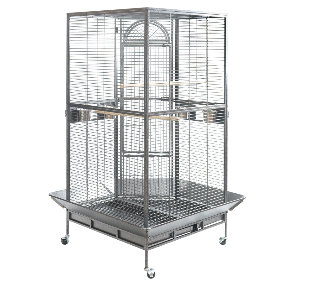 161cm XL Corner Bird Cage Pet Parrot Aviary with Castor Wheel