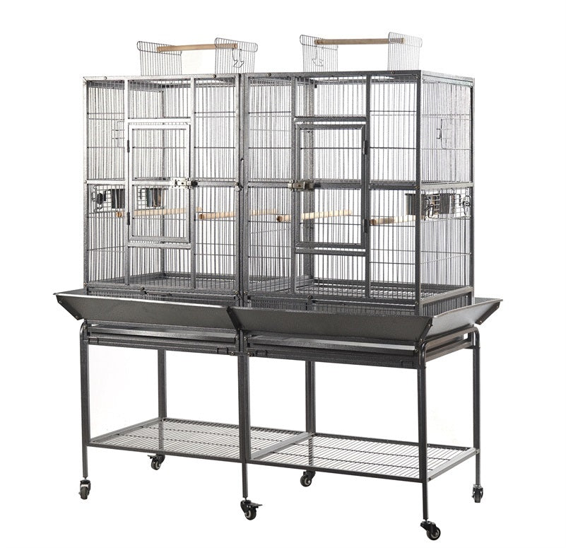 XL 184cm Bird Cage Pet Parrot Aviary with Castor Wheel