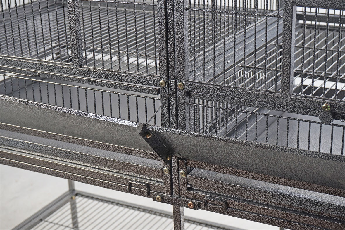 XL 184cm Bird Cage Pet Parrot Aviary with Castor Wheel