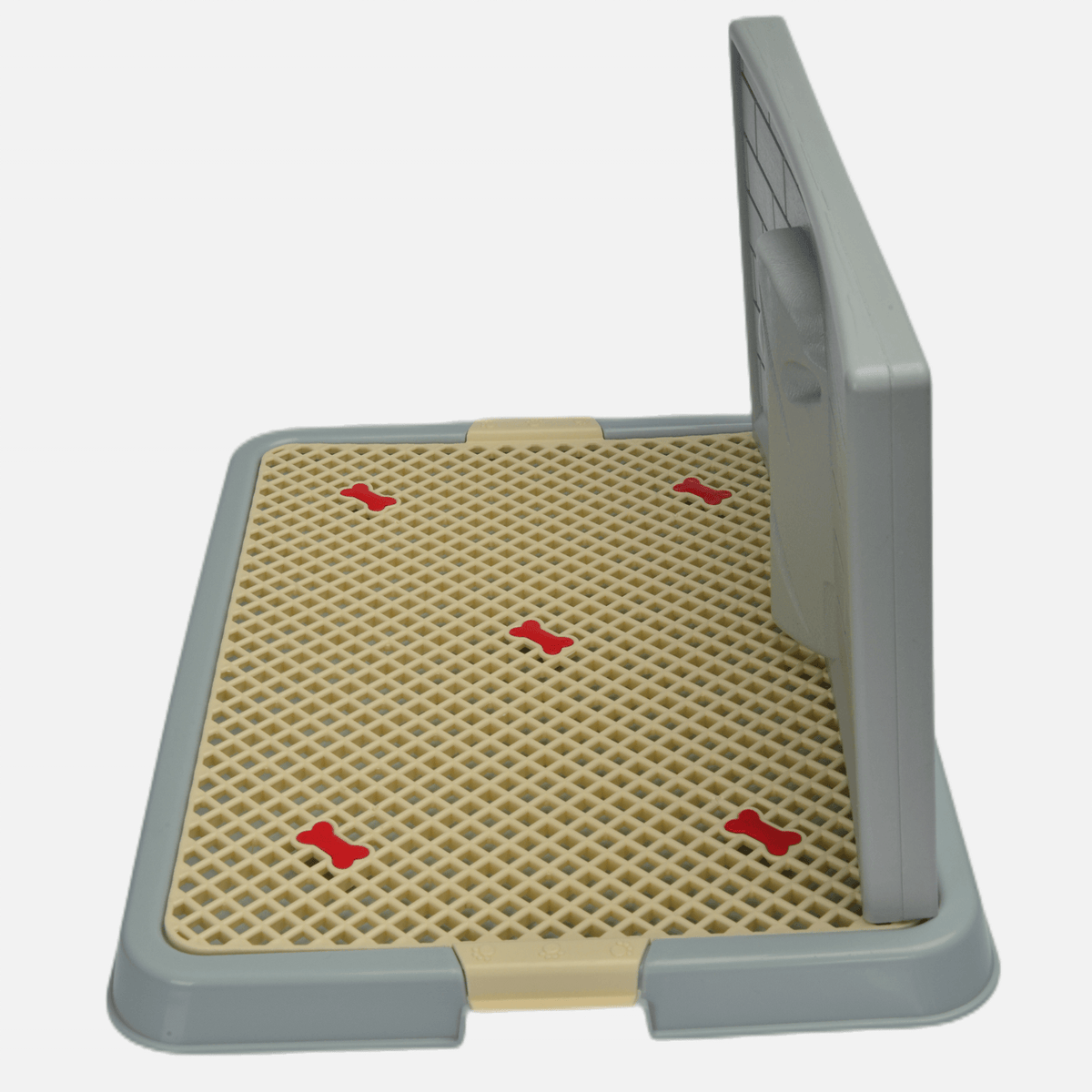 Small Portable Dog Potty Training Tray Pet Puppy Toilet Trays Loo Pad Mat | Blue