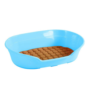 Pet Bed | Small | Plastic | Washable | Blue
