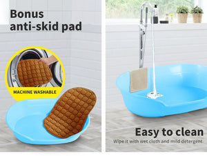 Pet Bed | Small | Plastic | Washable | Blue