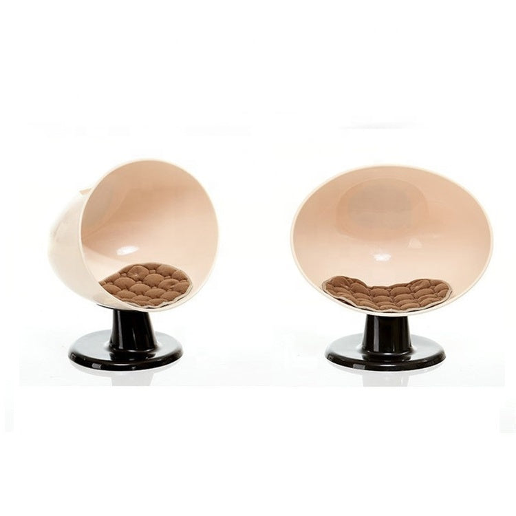 Small Pet Dog Cat Cave House Nest (Beige)