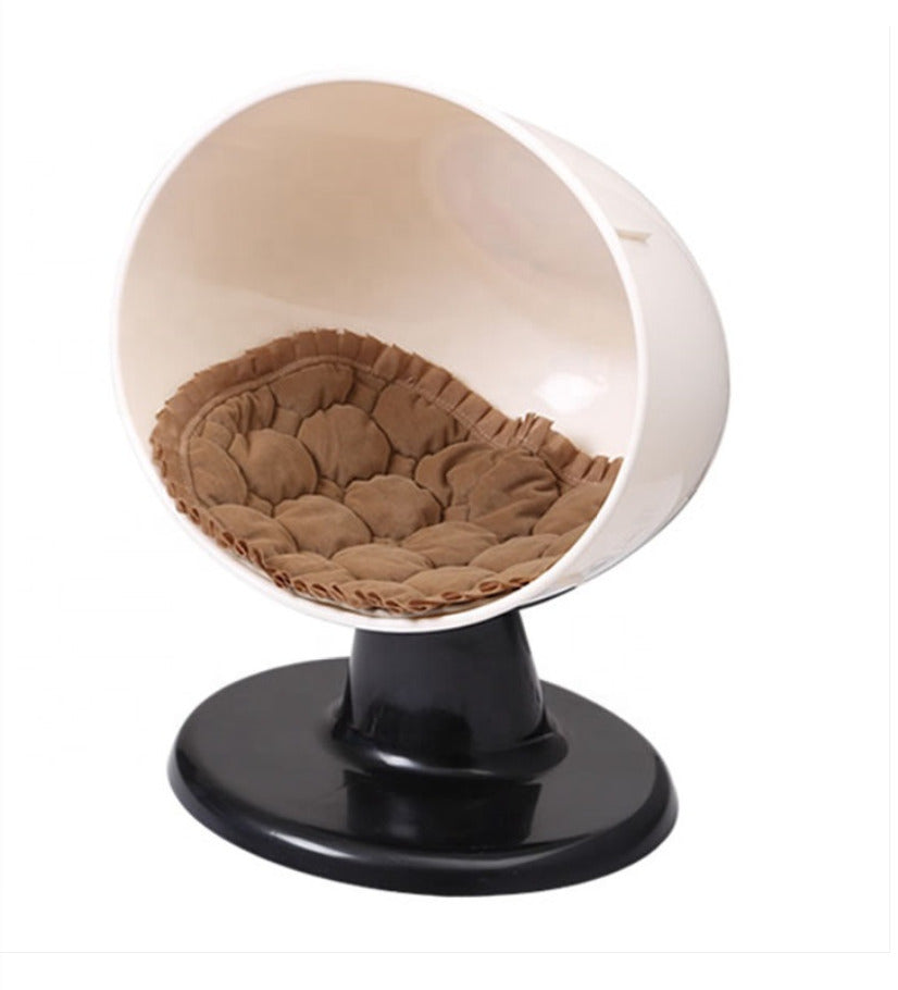 Medium Pet Cat Cave House Nest (Beige)