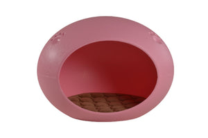 Medium Cave Cat Kitten Box | Igloo Cat Bed House, Dog Puppy House, Pink