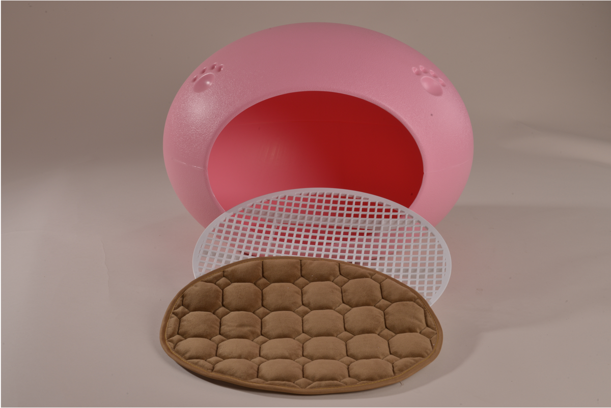 Medium Cave Cat Kitten Box | Igloo Cat Bed House, Dog Puppy House, Pink