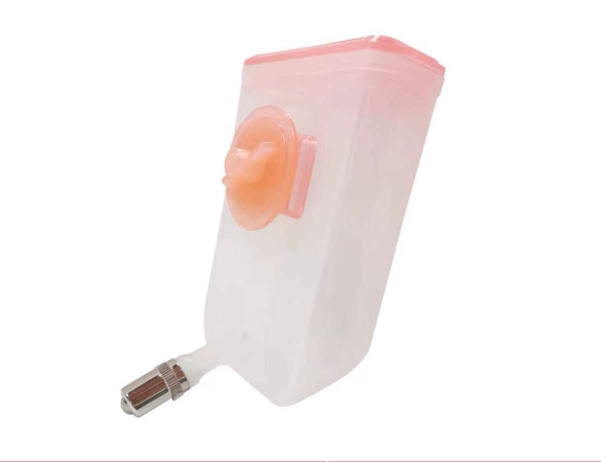 Hanging Water Bottle for Pets - Pink