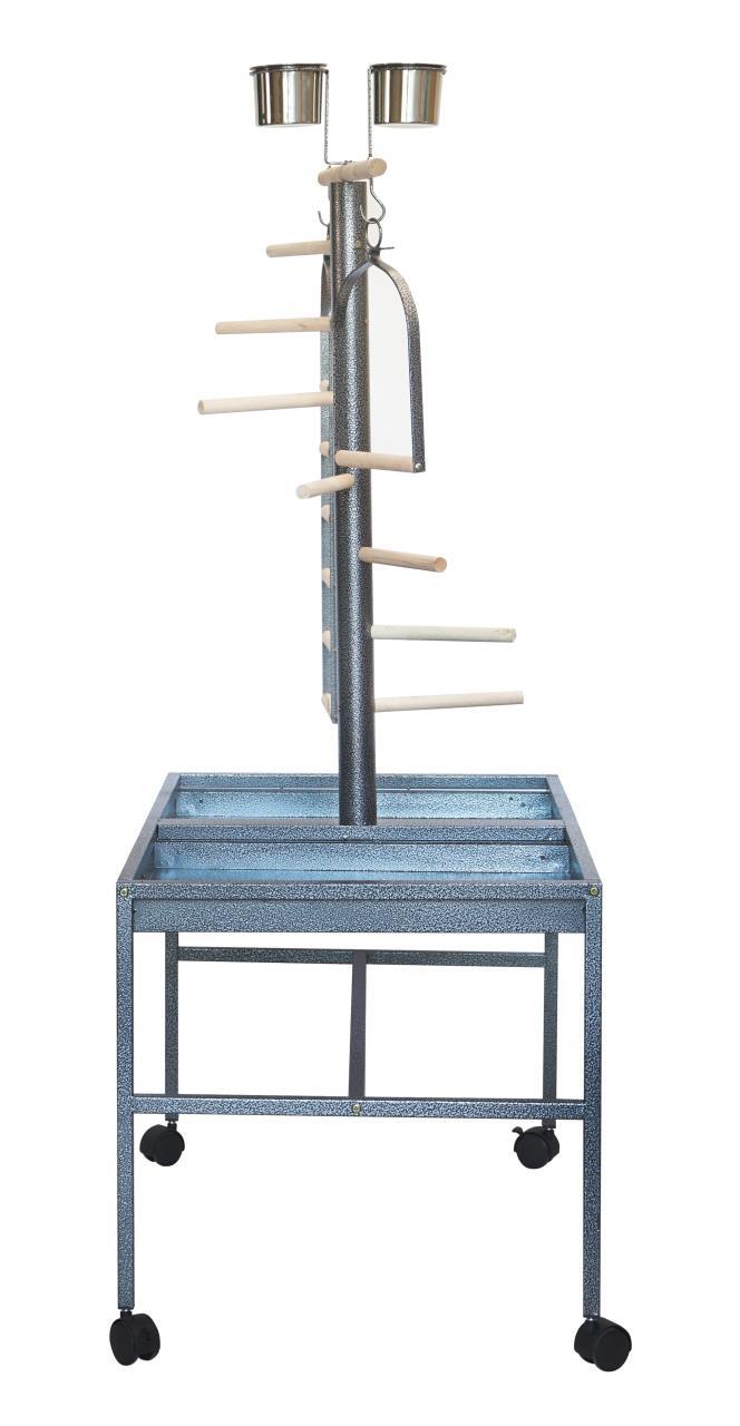 Large Bird Parrot Playpen Gym Toy Stand | On Wheels