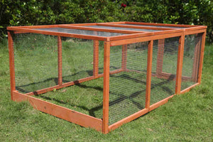 Large Chicken Coop Run Extension | Ideal for Guinea Pigs and Rabbits
