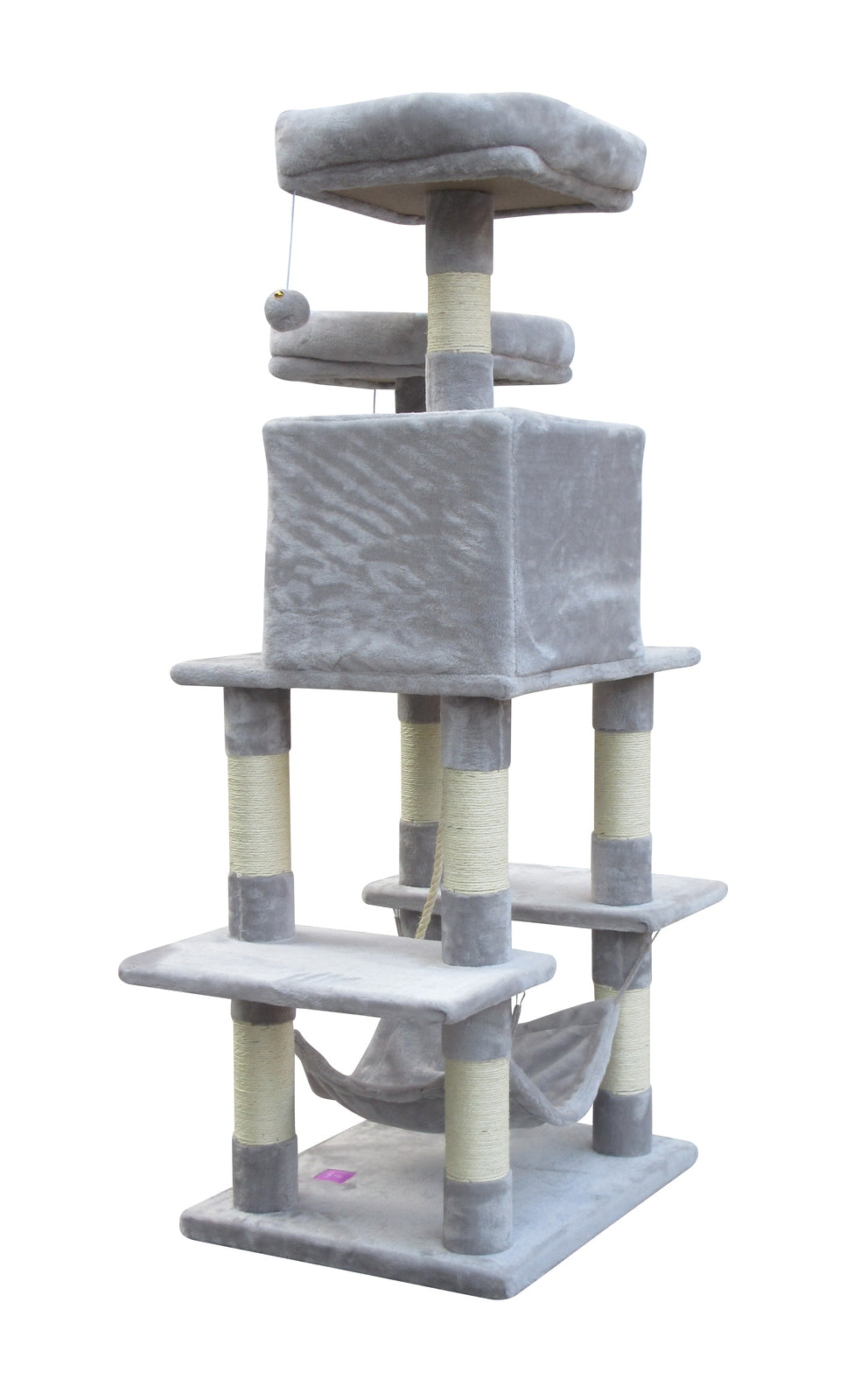 145cm Cat Scratching Post Tree | Scratcher Pole | Little Grey