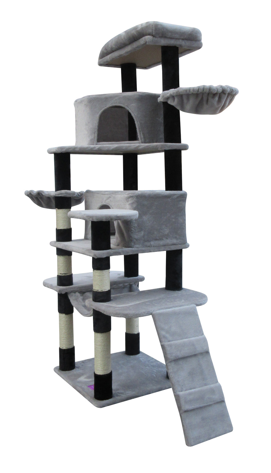 Cat Scratching Post Tree Scratcher Pole - 161cm Little Grey