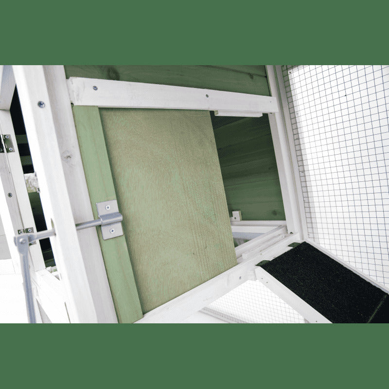 Green Chicken Coop Rabbit Hutch | Spacious Home for Your Pets