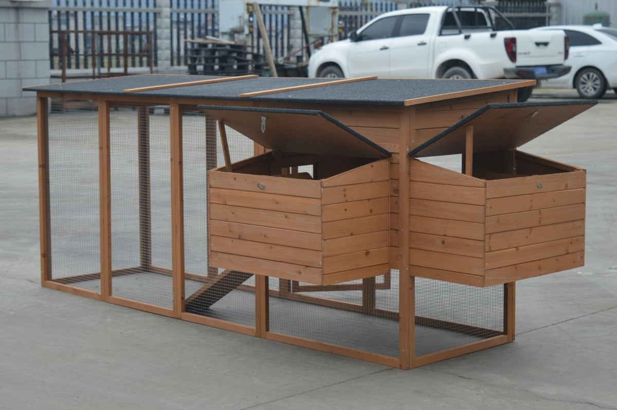 XXL 280cm Chicken Coop | Guinea Pig, Rabbit Hutch, Ferret, & Cat House
