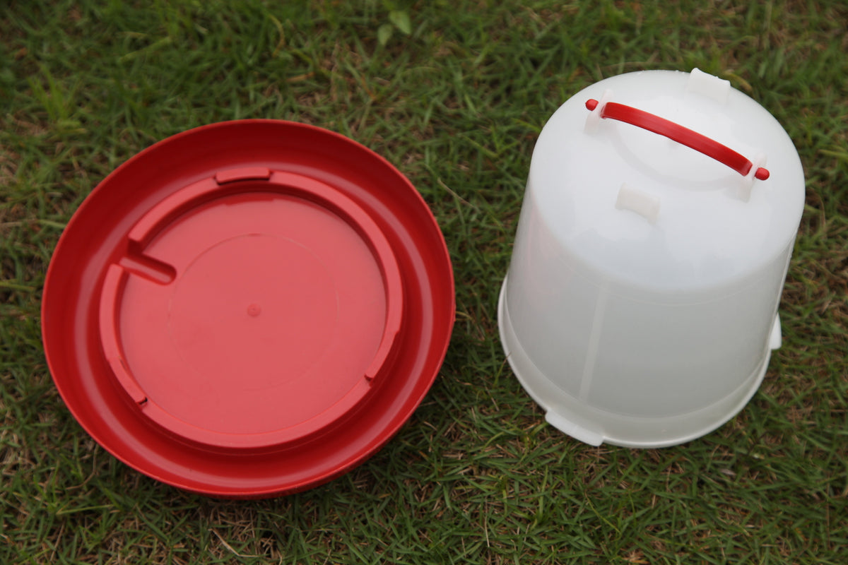 Poultry Feeder & Drinker Set (3L Water and 3kg Food Capacity)