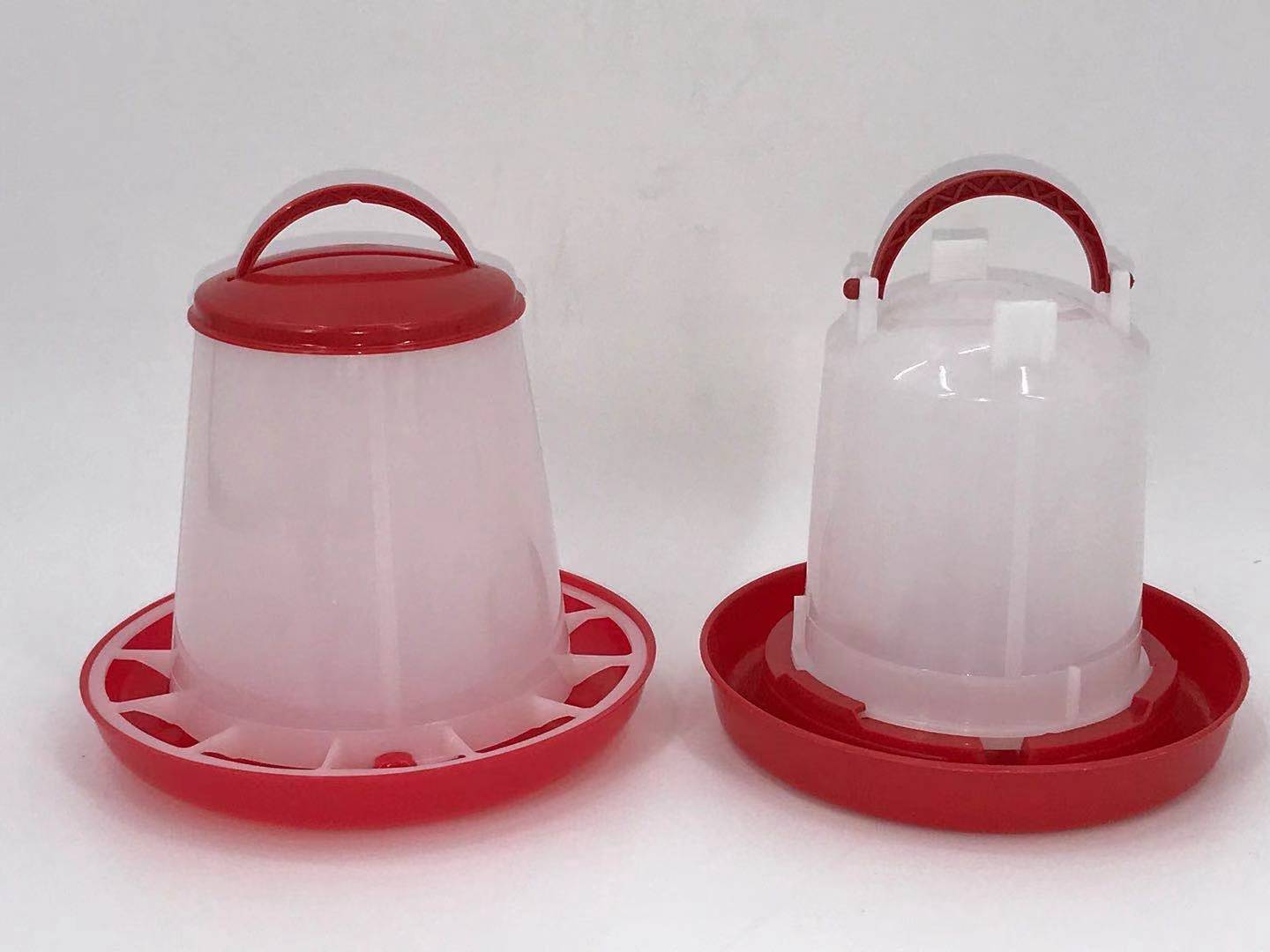 Small Poultry Water Drinker & Food Feeder Set | 1L & 1kg Capacity