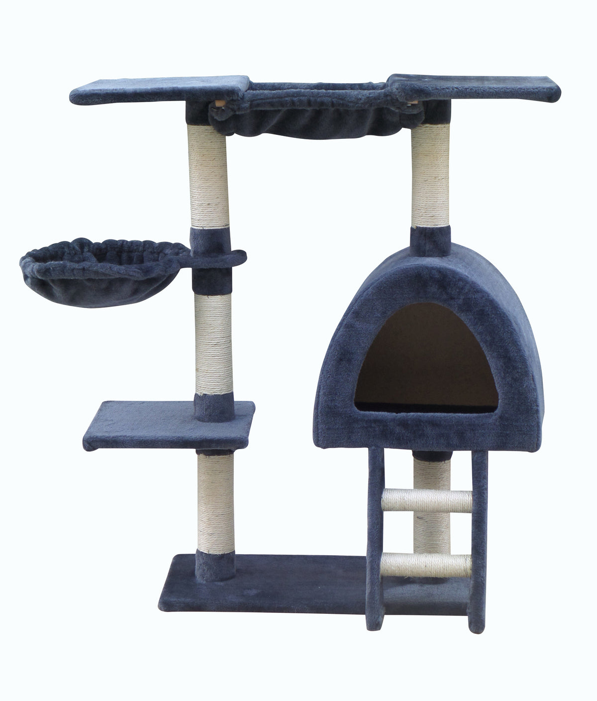 Grey 100cm Cat Scratching Post Tree | Scratcher House