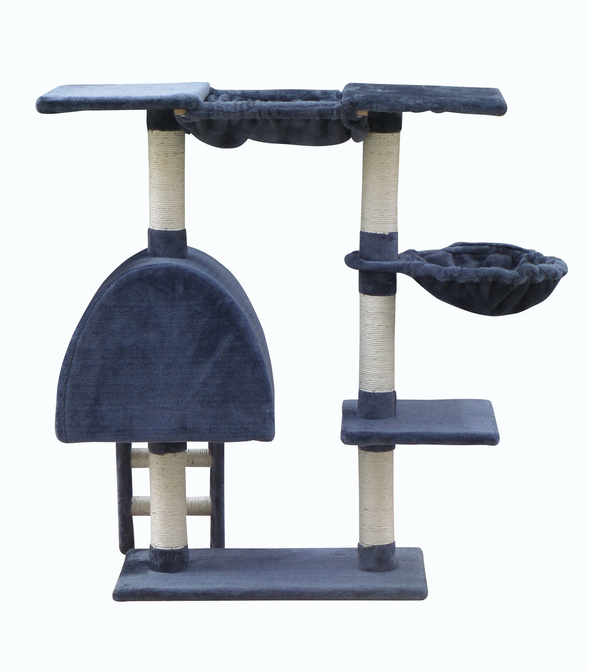 Grey 100cm Cat Scratching Post Tree | Scratcher House