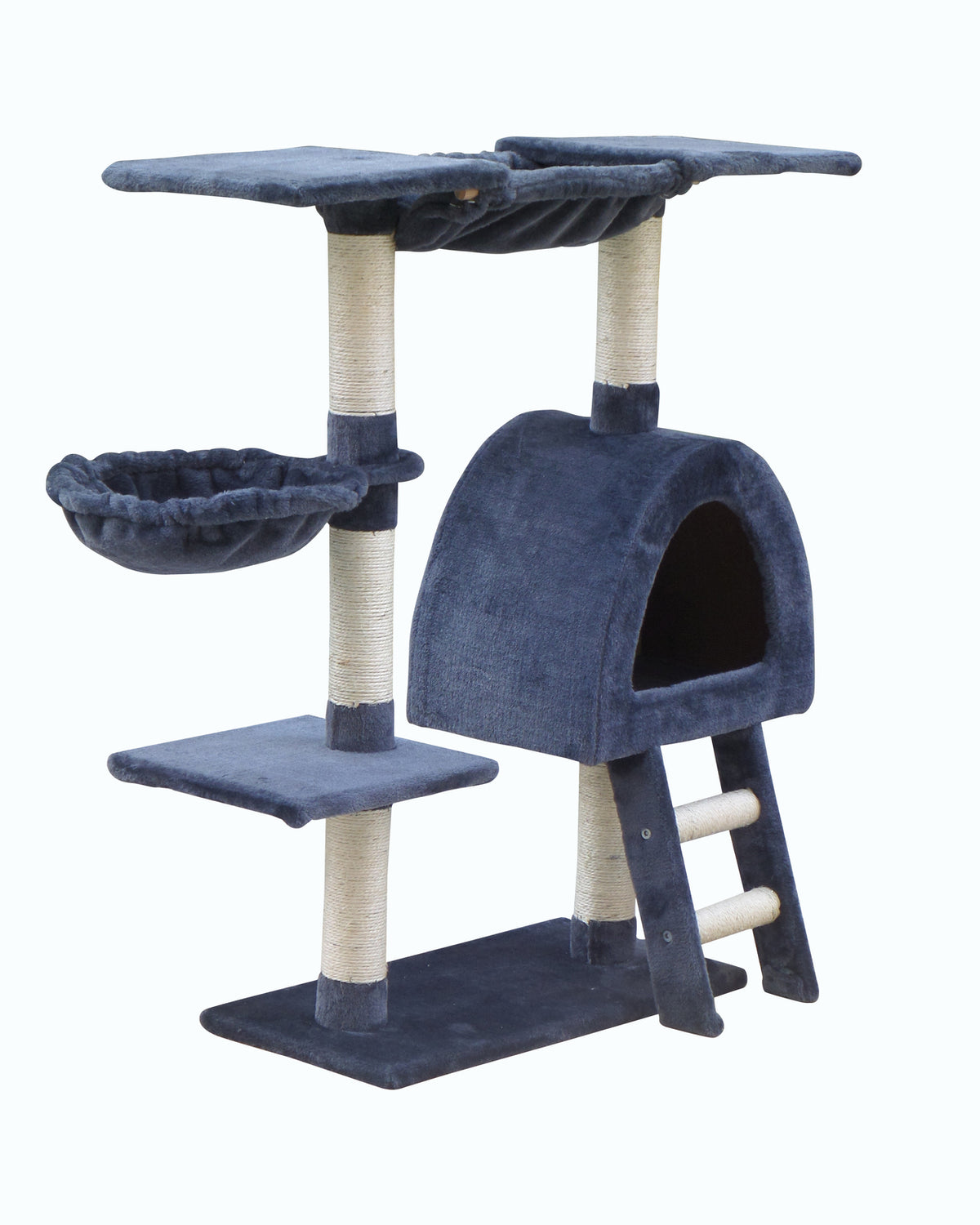 Grey 100cm Cat Scratching Post Tree | Scratcher House