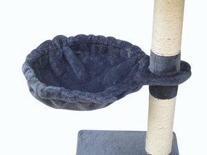Grey 100cm Cat Scratching Post Tree | Scratcher House