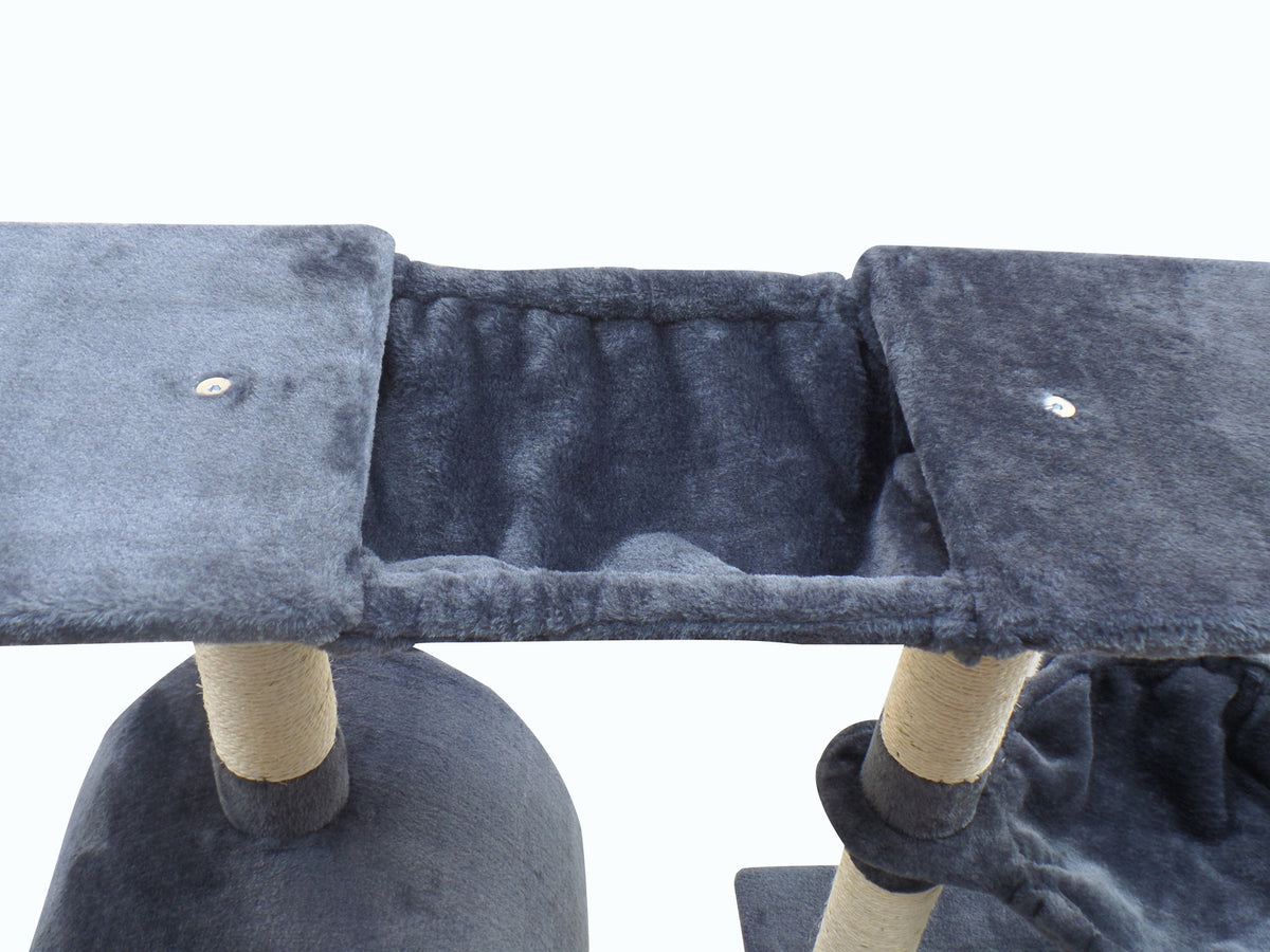 Grey 100cm Cat Scratching Post Tree | Scratcher House