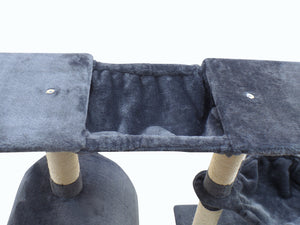 Grey 100cm Cat Scratching Post Tree | Scratcher House