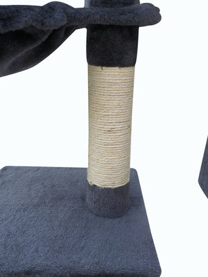 Grey 100cm Cat Scratching Post Tree | Scratcher House