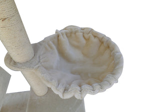 100cm Beige Cat Scratching Post Tree House