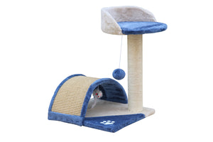 50cm Cat Scratching Post Tree | Blue