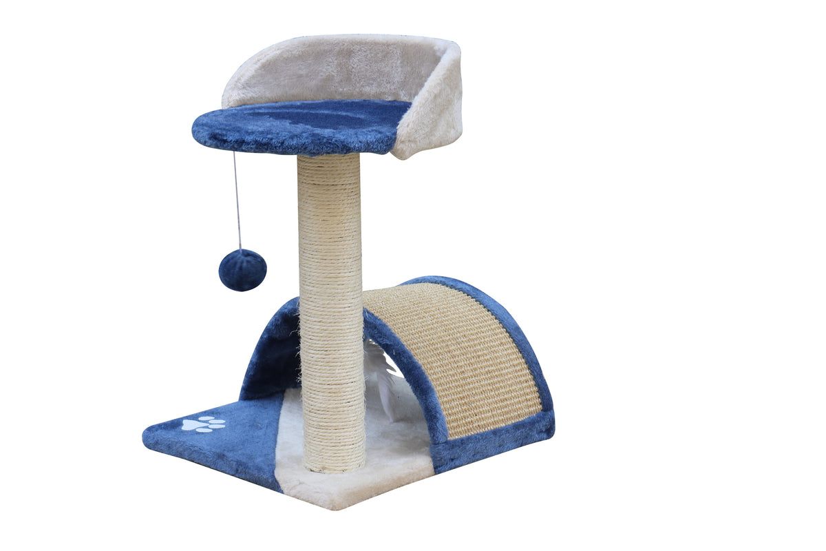 50cm Cat Scratching Post Tree | Blue