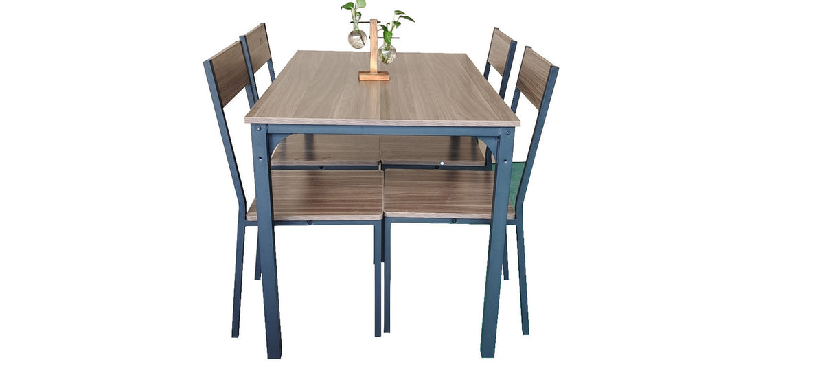 5 Piece Kitchen Dining Room Table and Chairs Set Furniture by YES4HOMES