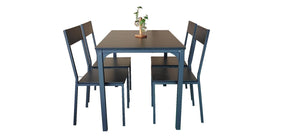 5 Piece Kitchen Dining Room Table and Chairs Set Furniture by YES4HOMES