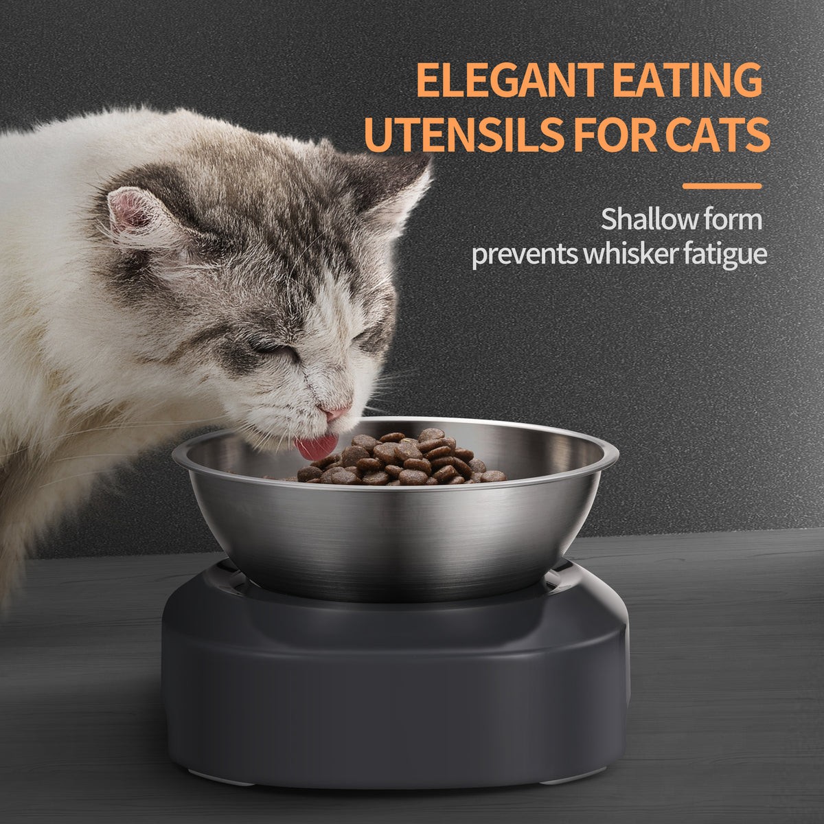 Stainless Steel Anti-Slip Pet Bowl - 2 Pack (Medium)