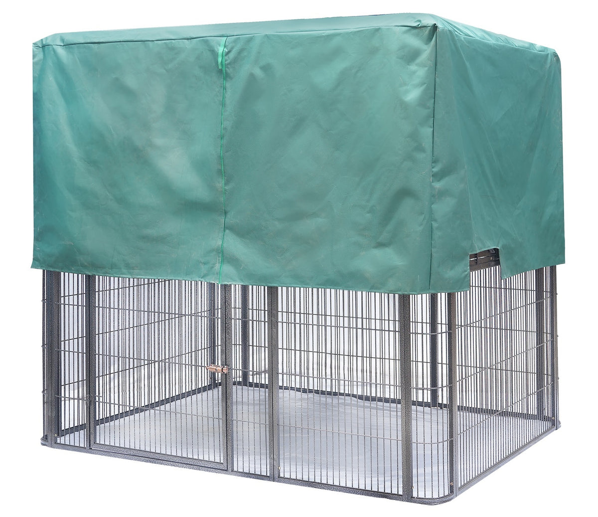 XXXXL Walk-in Bird Cat Dog Cage | Parrot Aviary with Castor Wheel | 219x158x203cm, Green Cover