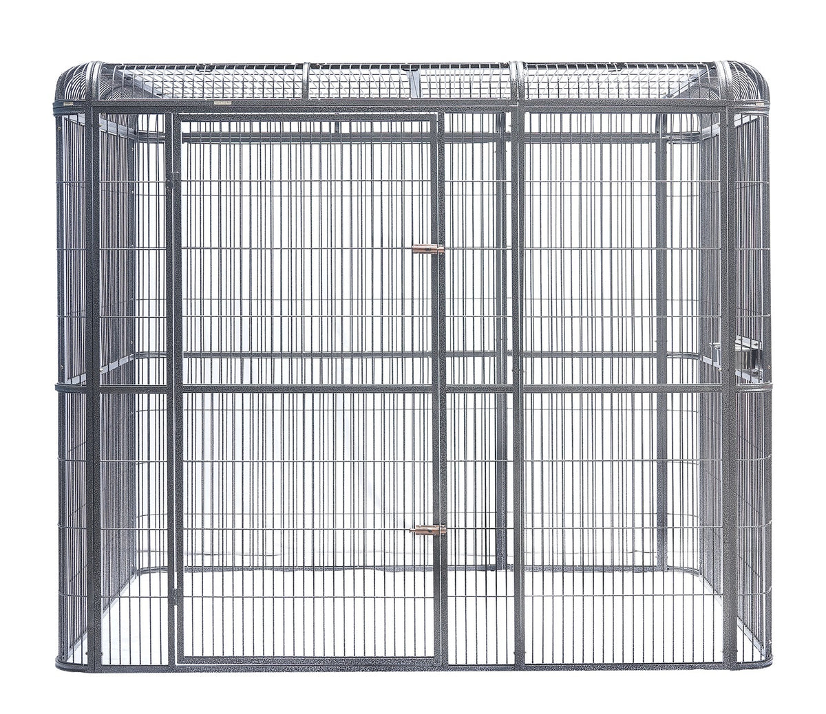 XXXXL Walk-in Bird Cat Dog Cage | Parrot Aviary with Castor Wheel | 219x158x203cm, Green Cover