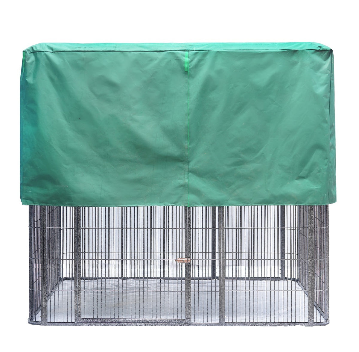 XXXXL Walk-in Bird Cat Dog Cage | Parrot Aviary with Castor Wheel | 219x158x203cm, Green Cover