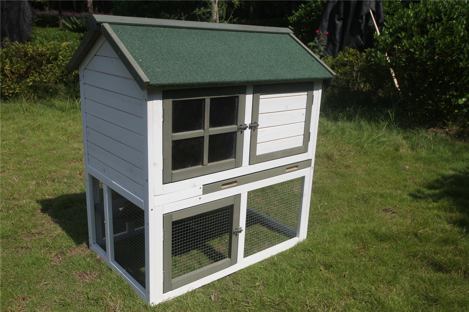 XL Double-Story Rabbit Hutch | Guinea Pig and Ferret Cage