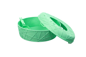 XL Portable Cat Litter Box w/ Hood and Scoop | Green