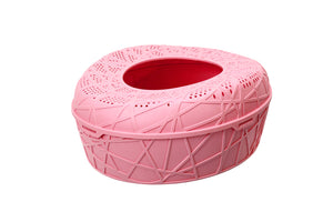 XL Portable Cat Litter Box Tray - Red | House with Scoop