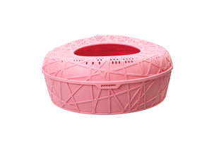 XL Portable Cat Litter Box Tray - Red | House with Scoop