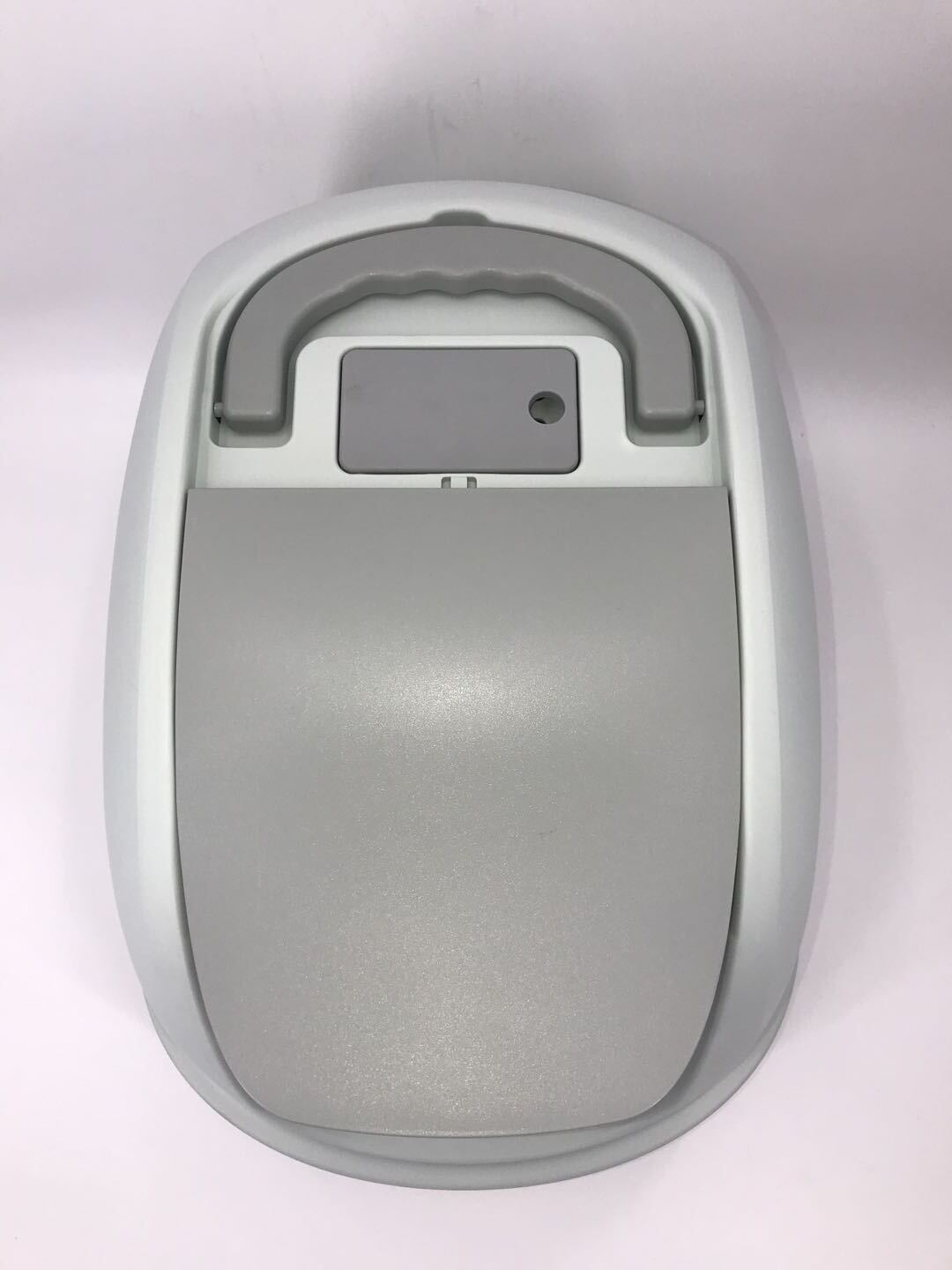 XL Portable Hooded Cat Litter Box Tray - Charcoal Filter and Scoop | House - White