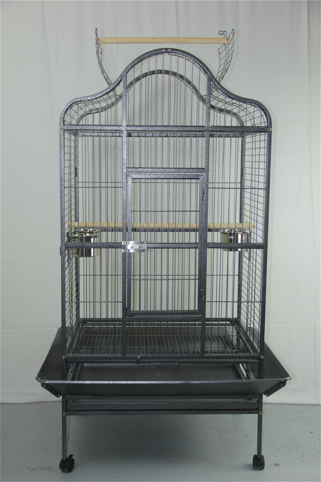 180cm Large Bird Cage | Pet Parrot Aviary With Perch and Castor Wheels
