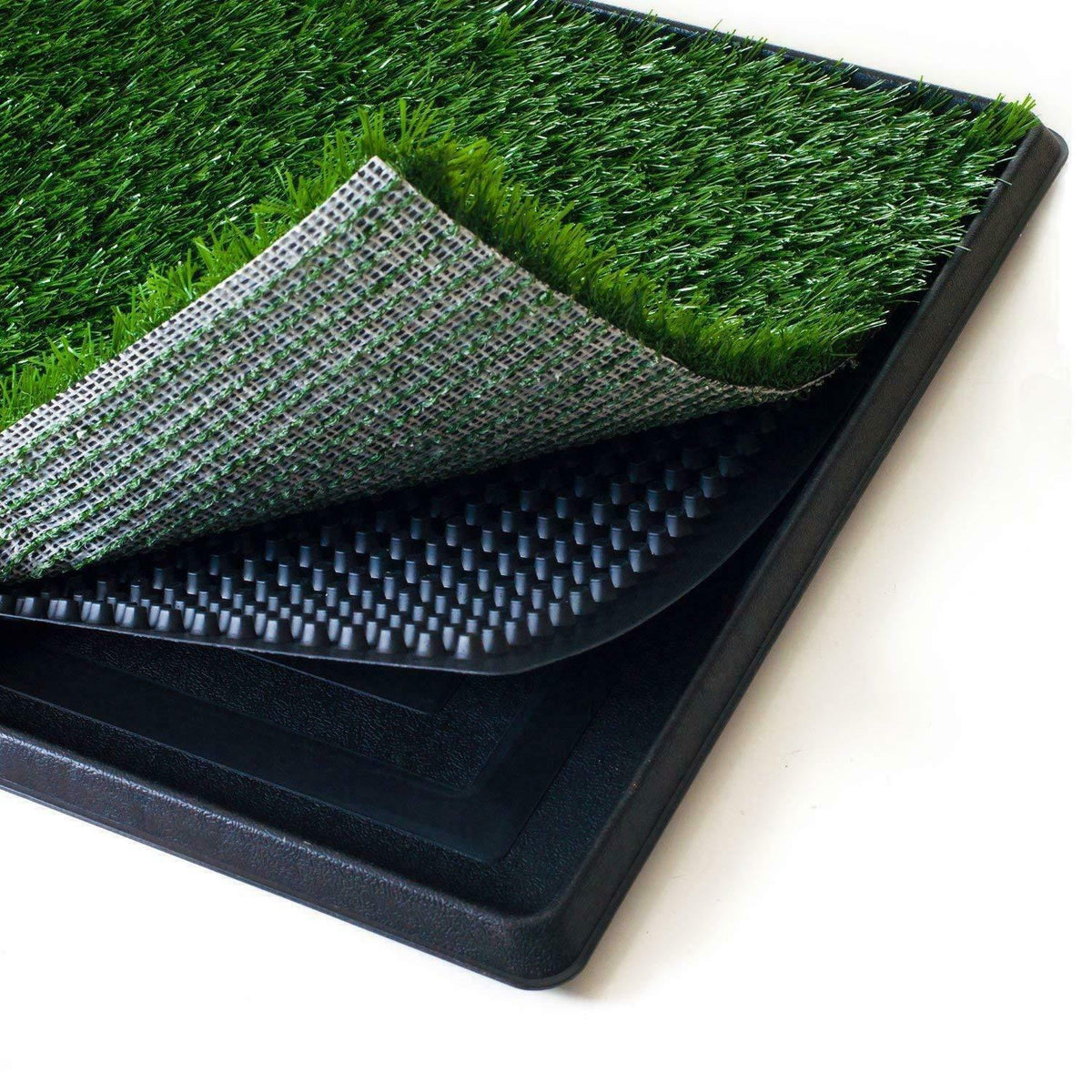 XL Indoor Dog Puppy Toilet Grass Training Mat Loo Pad Potty with 3 Grass